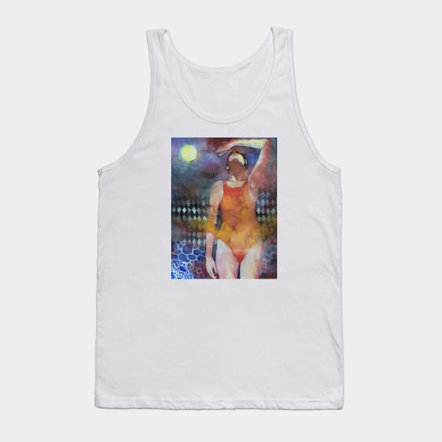 Swimmer Tank Top by Andreuccetti Art